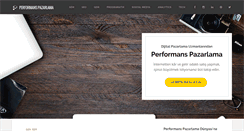 Desktop Screenshot of performanspazarlama.net